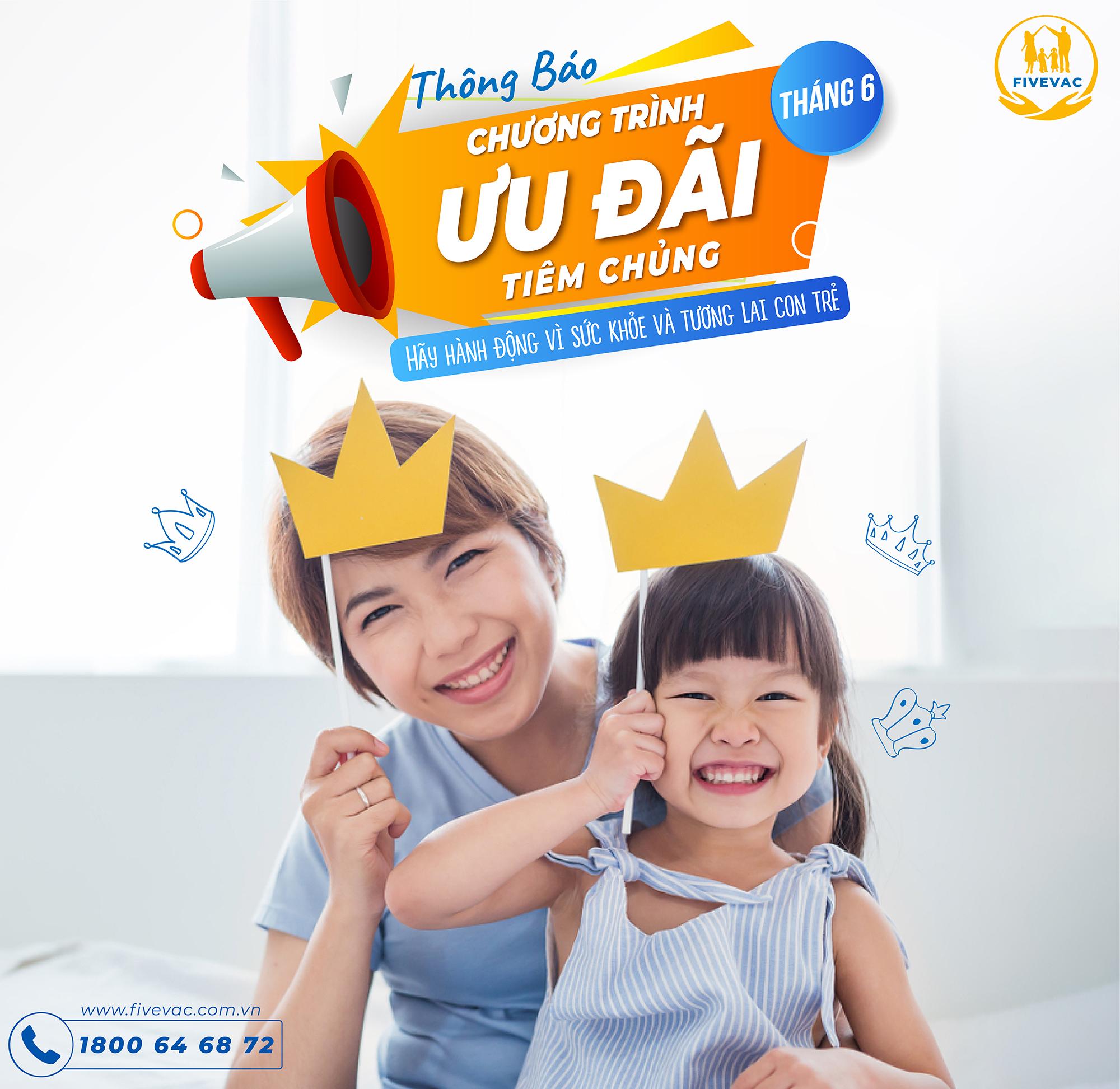 Fivevac Bùng Nổ Ưu Đãi Lớn Mừng Tháng Hành Động Vì Trẻ Em