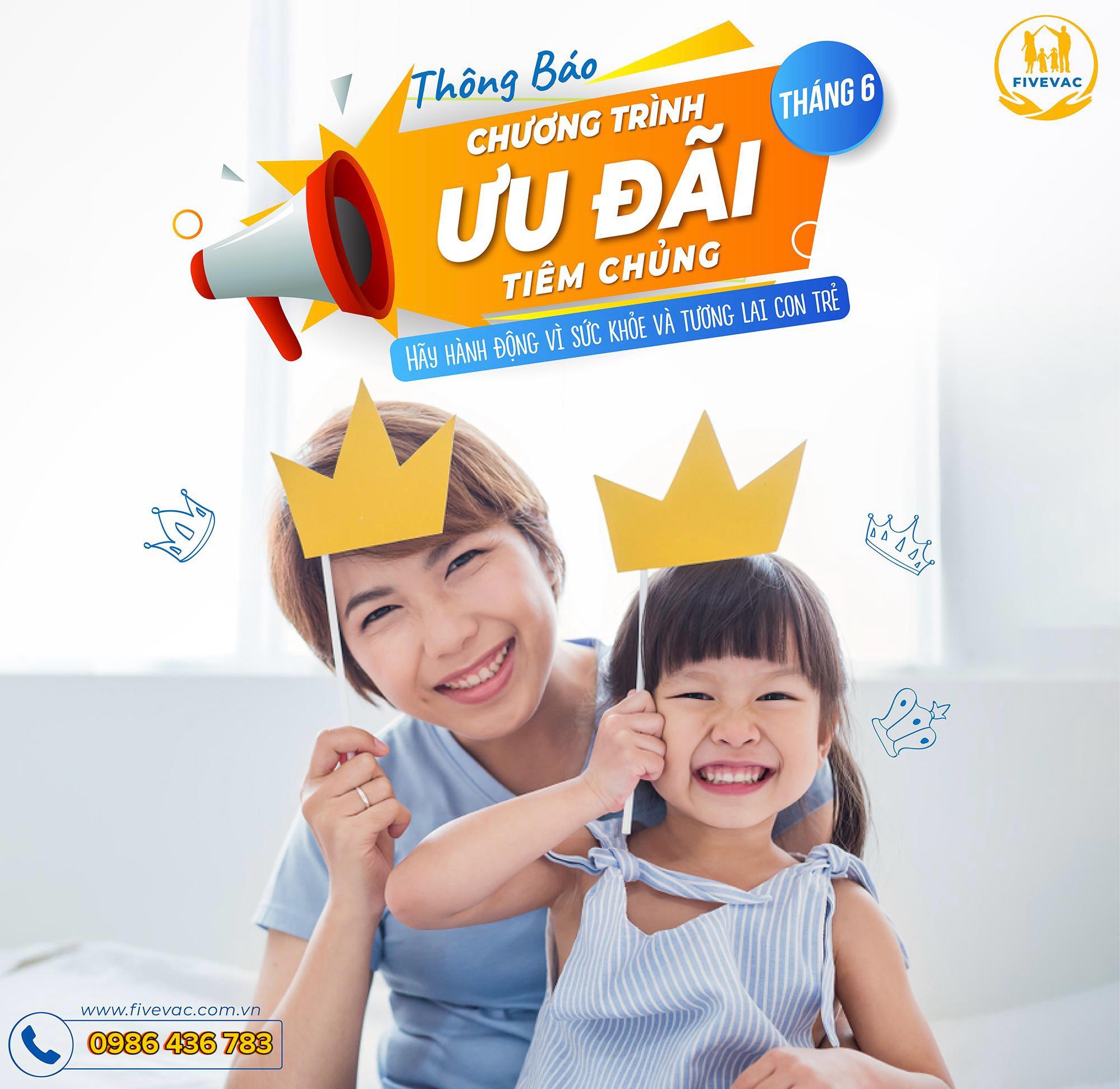 Fivevac Bùng Nổ Ưu Đãi Lớn Mừng Tháng Hành Động Vì Trẻ Em