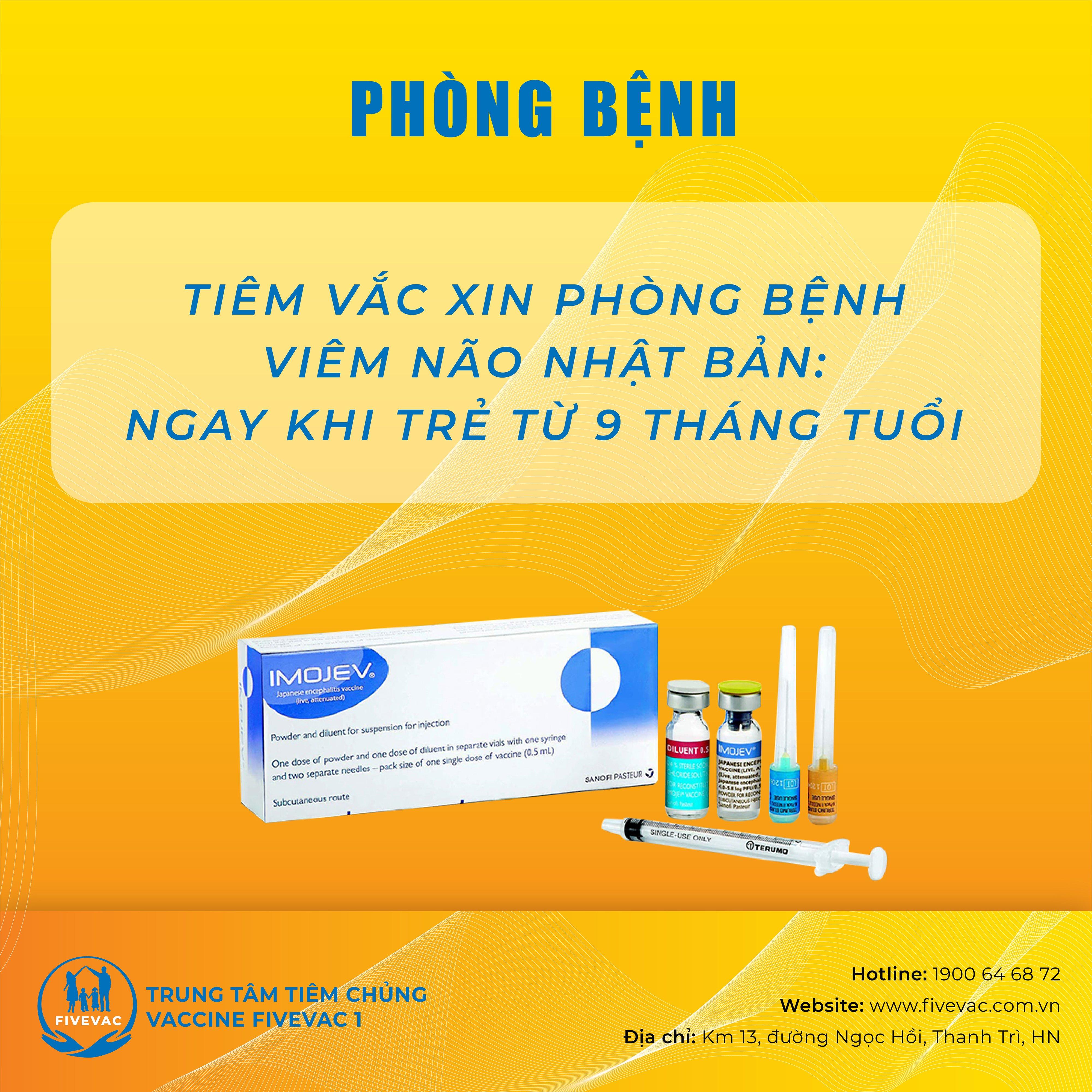 Khi nào cần tiêm vaccine viêm não Nhật Bản ?