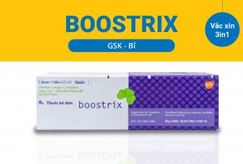 Vắc xin 3in1 BOOSTRIX (Bỉ) phòng Bạch Hầu - Ho Gà - Uốn Ván